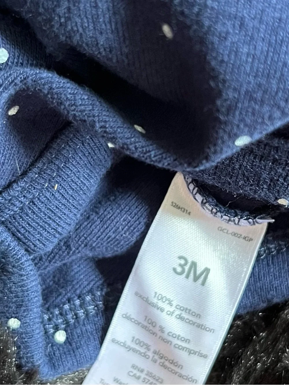 COTTON 0-3 Months Girl NAVY BLUE 7 Piece Bundle. Live Show Listing. $10 starts.